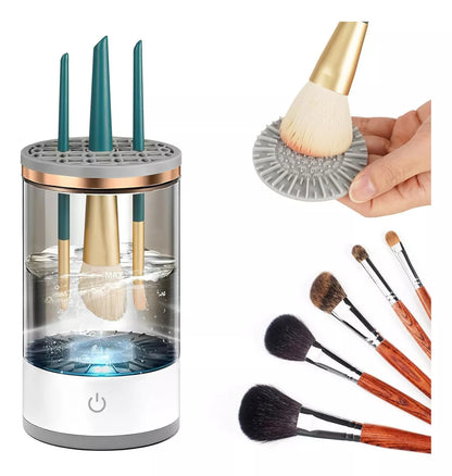 Limpiador Eléctrico de Brochas de Maquillaje - GlowBrush™ [PAGA 1 y LLEVA 2]