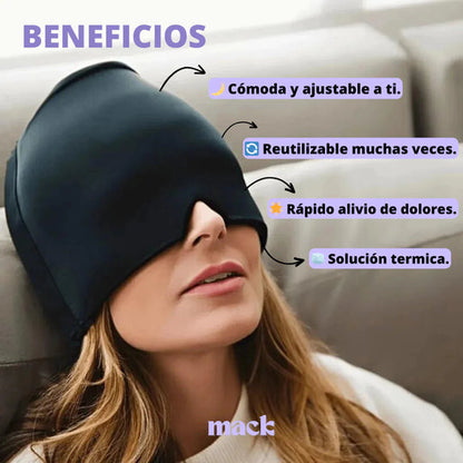 Gorro para Terapia de Alivio de Migraña y Dolores de Cabeza - [PAGA 1 Y LLEVA 2]