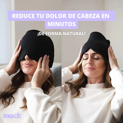 Gorro para Terapia de Alivio de Migraña y Dolores de Cabeza - [PAGA 1 Y LLEVA 2]