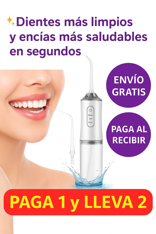 Irrigador Oral Eléctrico ® [PAGA 1 y LLEVA 2]