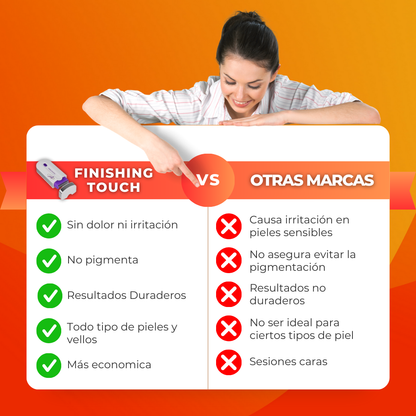 DEPILADORA YES FINISHING TOUCH® | Rápida e indolora - [PAGA 1 y LLEVA 2]