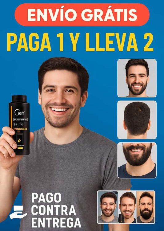 Shampoo Intensivo Minoxidil CASH [PAGA 1 y LLEVA 2]