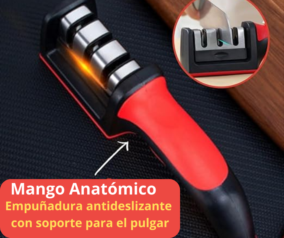 Afilador Cuchillo Ergonomico Acero Inoxidable Sharpener - [COMPRA 1 Y LLÉVATE 3]