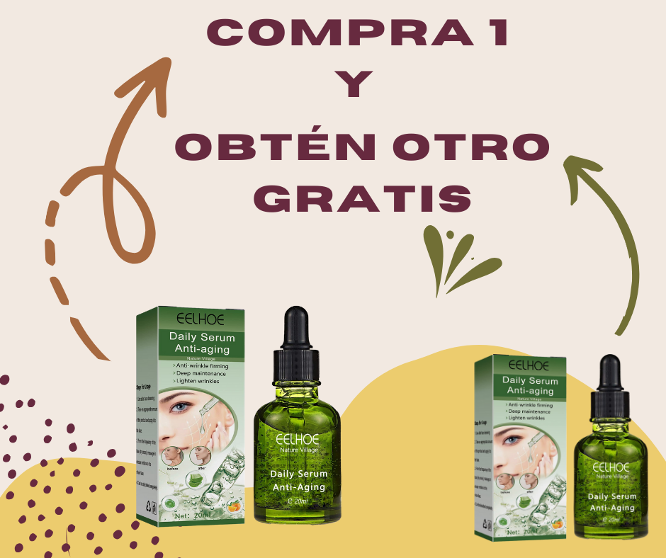 Removedor instantáneo de arrugas - Suero facial Anti envejecimiento [COMPRA 1 Y OBTÉN OTRO GRATIS]